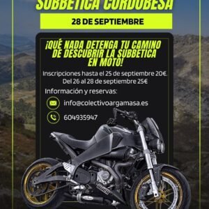 RUTA MOTERA POR LA SUBBÉTICA